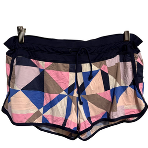 Athleta Geometric Patterned Women's Lined Swim Shorts L